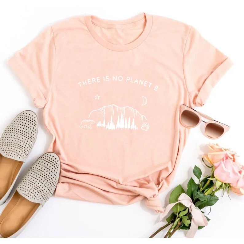Star-moon-Planet-Graphic-Top-There-is-no-Planet-B-T-Shirt-Funny-Planet-Slogan-Christian (13)