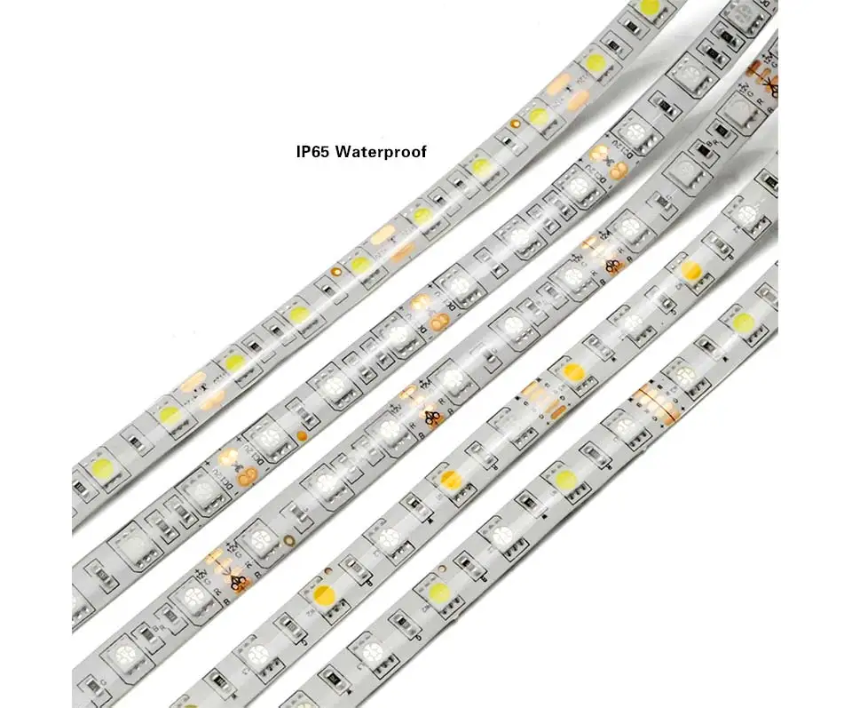 5050 SMD 5 м 12 В Светодиодная лента 12 в водонепроницаемый светодиодный ленточный светильник RGB RGBW rgbww желтый розовый, Ледяной Голубой Диодная лента