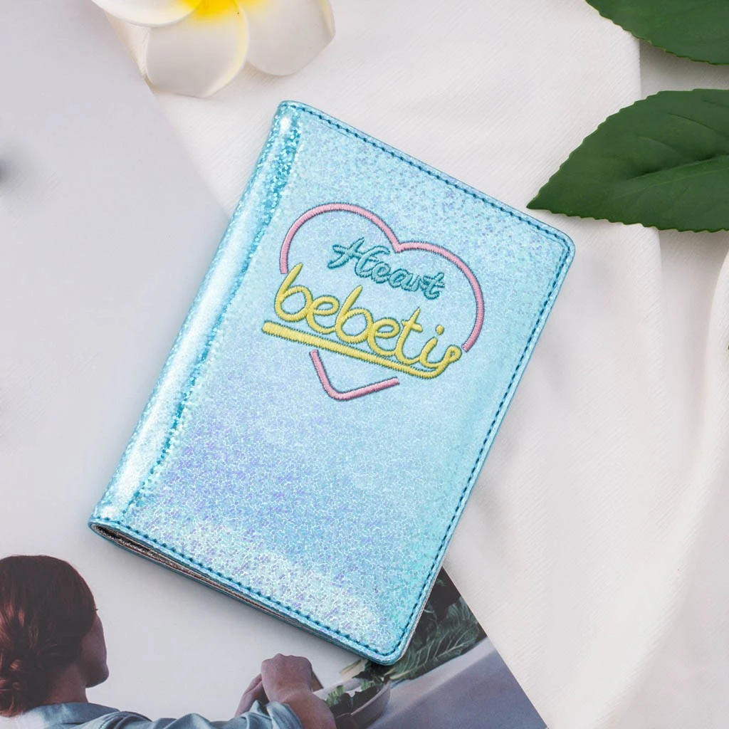Fashion Trend Women Men ID Credit Card Banquet Letter Card Holder Coin Bag Travel Wallets Holder Double Open 812