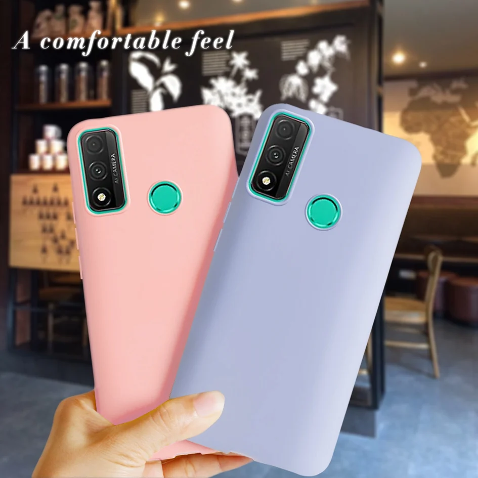 Yiakeng Cover Per Huawei P Smart 2020, Custodia Slim In Silicone Con Bumper Antiurto E Supporto (Kickstand) Integrato, Colore Nero, Protezione Anti-graffio - 3