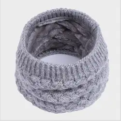 Модные зимние кольцо для детей шарф для малышей; Детские утепленные шерстяные шарфы-Снуды для маленьких мальчиков и девочек; воротник с