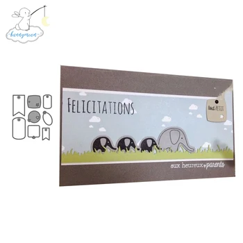 

CH elephant Metal Cutting Dies Embossing Scrapbooking Stencil Craft Cut Dies For DIY Card Crafts Handmade