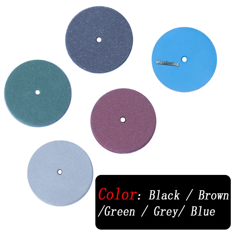 Najtaniej 100 szt. Różne laboratorium dentystyczne krążki polerskie Burs polerki z gumy silikonowej 5 kolorów