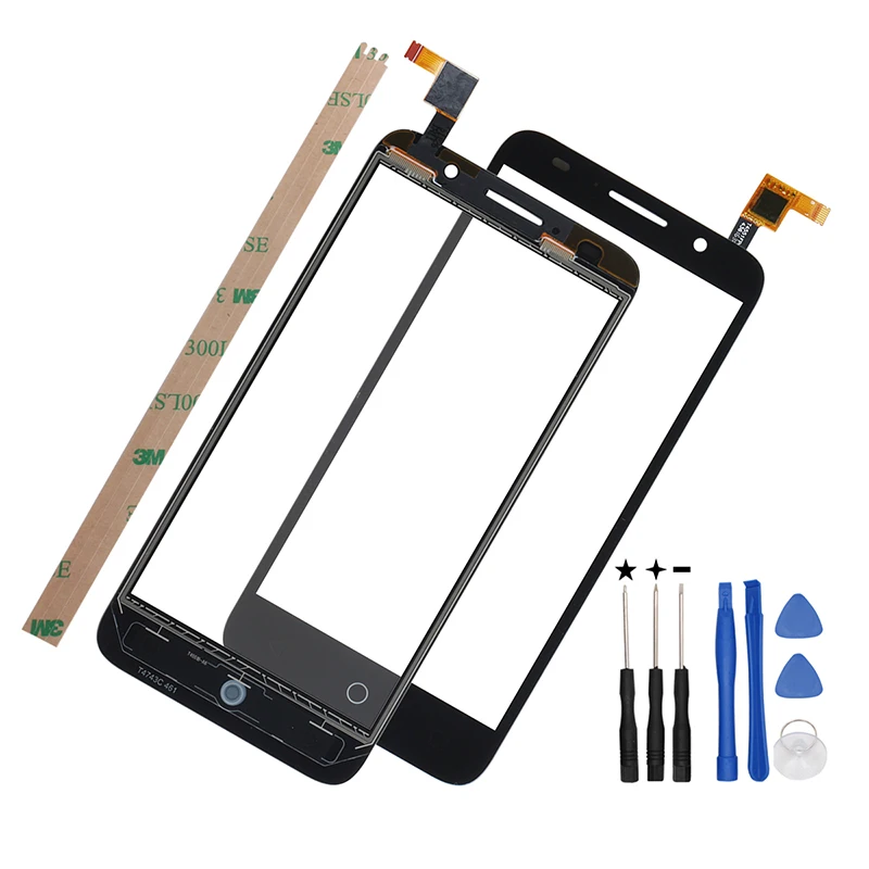 Ocolor для Alcatel One Touch Pixi 3 5065A 5065D 5065N Сенсорная панель Сенсорный экран дигитайзер Замена датчика с инструментами+ клей
