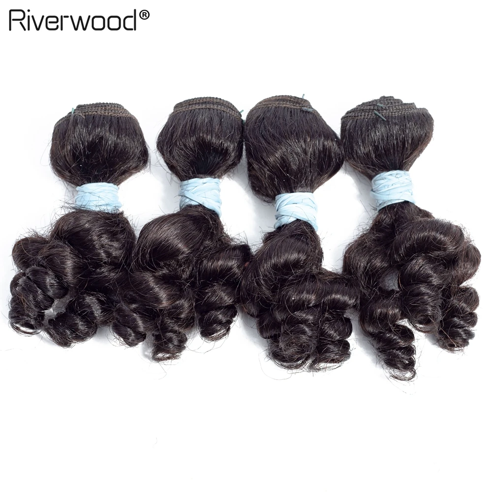 Девственные человеческие волнистые волосы короткой резки Remy Фунми пряди 4
