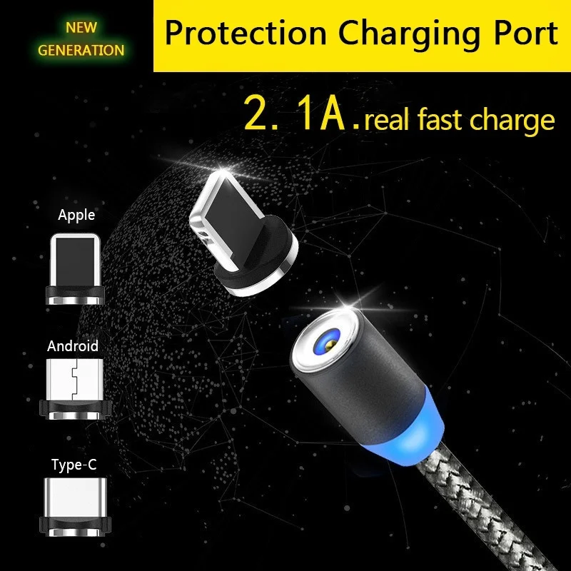 Магнитный usb кабель 2 1 а для быстрой зарядки Huawei honor 10 9 lite 8X 8C 8 7X 7A 7C 6C PRO NOVA 3i 3 MATE 20 Y9