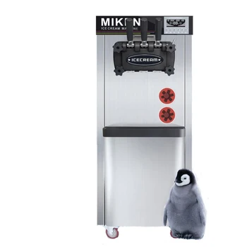 

New automatic mini vertical fruit soft ice cream machine home electric kitchen ice cream machine 1600W