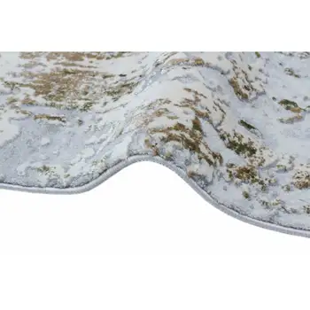 

Apex Luxia 3 'x 10' Polypropylene Green/Gray Runner Rug