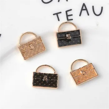 

2020 New Oil Drop Alloy Pendant 10pcs Digital 5 Bag Small Pendant DIY Earring Necklace Jewelry Hair Accessories Jewelry Making