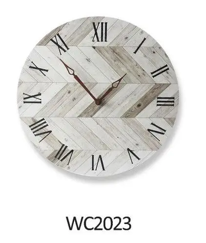 Бесшумные часы, дизайнерские винтажные деревянные декоративные часы для кафе, офиса, дома, кухни, художественный Настенный декор, большие настенные часы, подарок для дома, настенные часы - Цвет: WC2023