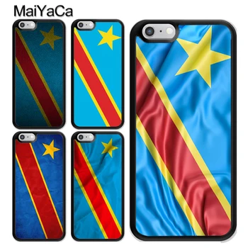 

MaiYaCa Democratic Republic of Congo Flag Phone Bag TPU Case For iPhone 11 Pro MAX X XR XS MAX 6 6s 7 8 Plus 5s Back Cover Coque