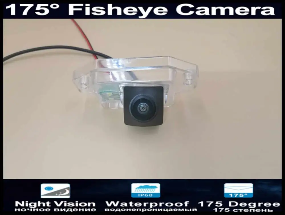 Камера заднего вида Fisheye для Toyota Land Cruiser Prado 175 градусов 1080P MCCD серия 2700 4000 120 2002 2003 2004