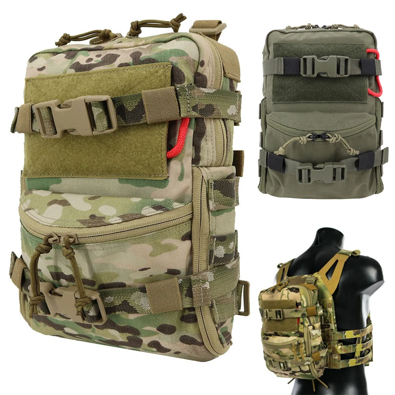 

Tactical Hydration Pouch Airsoft Vest Multicam Molle Backpack Assault Carrier Bag Outdoor Hunting Water Bag Gear