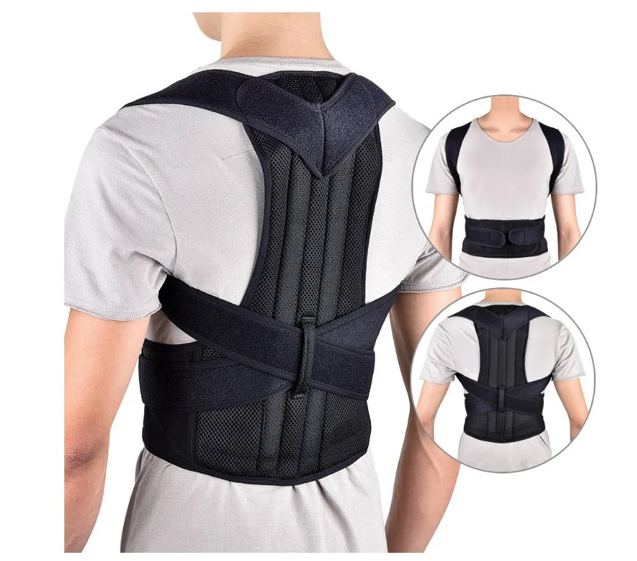 

Back Attitude Posture Correction with Back Posture Correction Belt Suspender Strap Strengthen Correction Support Fixing Band Kyp