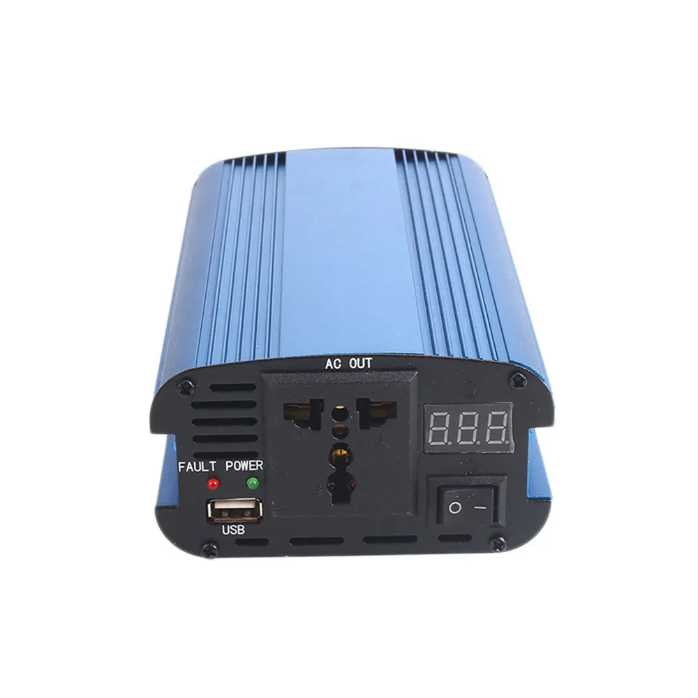 Vehemo DC24V к AC220V 1600 Вт пиковый автоматический Инвертор солнечной энергии инвертор Открытый Портативный трансформатор алюминиевый сплав автомобильный инвертор