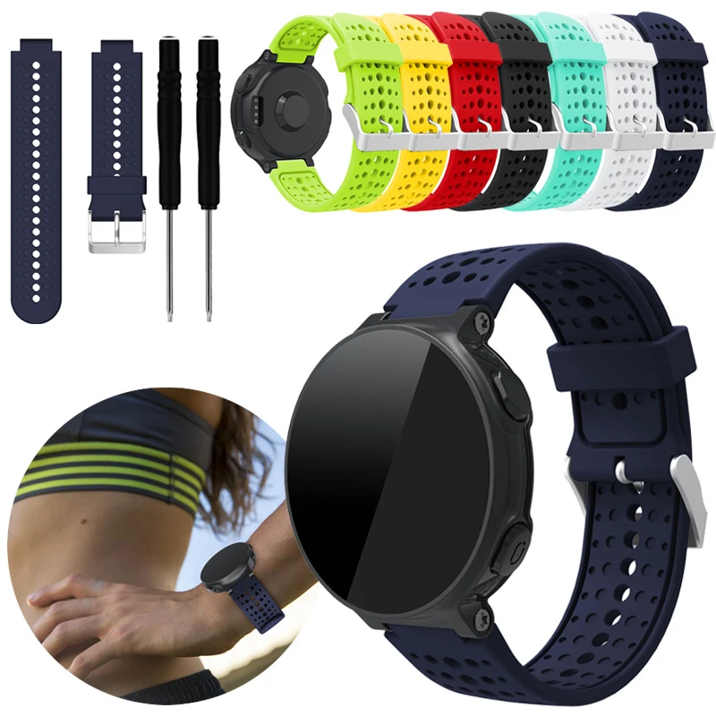 Замена силиконового ремешка для часов с 2 отвертками для Garmin Forerunner