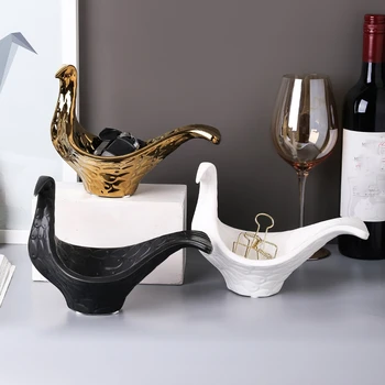 

Ceramic Jewelry Storage Decoration Birdie Pigeon Storage Jewelry Storage Bowl