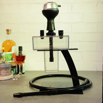 

Hookah Shisha Chicha Narguile Acrylic Portable Nargile Hookah Sheesha Set With Silicone Tube Accessories