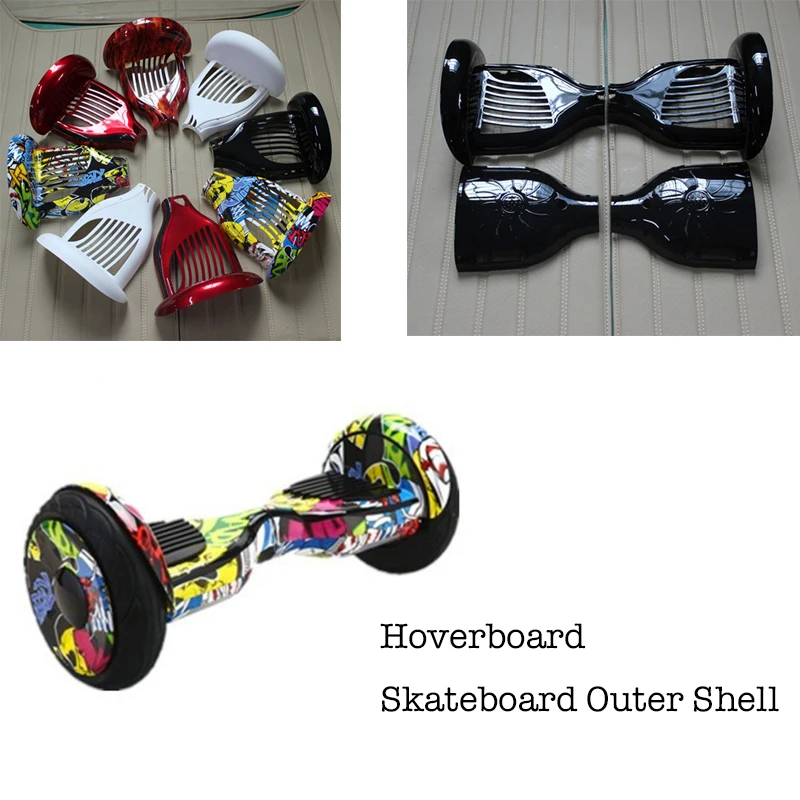 

New Hoverboard 10 Inch Two Wheels Smart Self Balancing Scooter Giroskuter Electric Skateboard Outer Cover Shell Replacement Sets