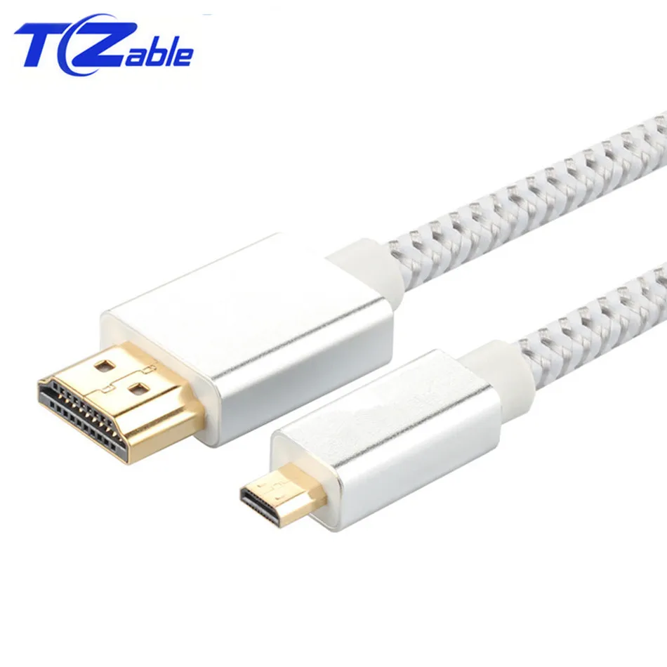 

HDMI 4k Cable 2.0 HDMI To Micro HDMI 60Hz Male To Male Adapter Cable for PS4 Xiaomi TV Box for HDTV HD Cable 1.2M 2M 3M