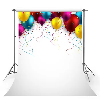 

Birthday Balloon Backdrops for Photography Colorful Family Party Decor Baby Portrait Poster Photography Backgrounds Photo Studio