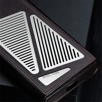 

Leather Music Player Storage Case for FiiO M15 Music Player Anti-fall Protective Cover Shockproof Shell