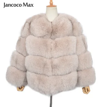 

2019 New Arrival Women Real Fox Fur Coat High Quality Natural Fur Overcoat Winter Thick Luxury Fashion Fur Jacket S7515