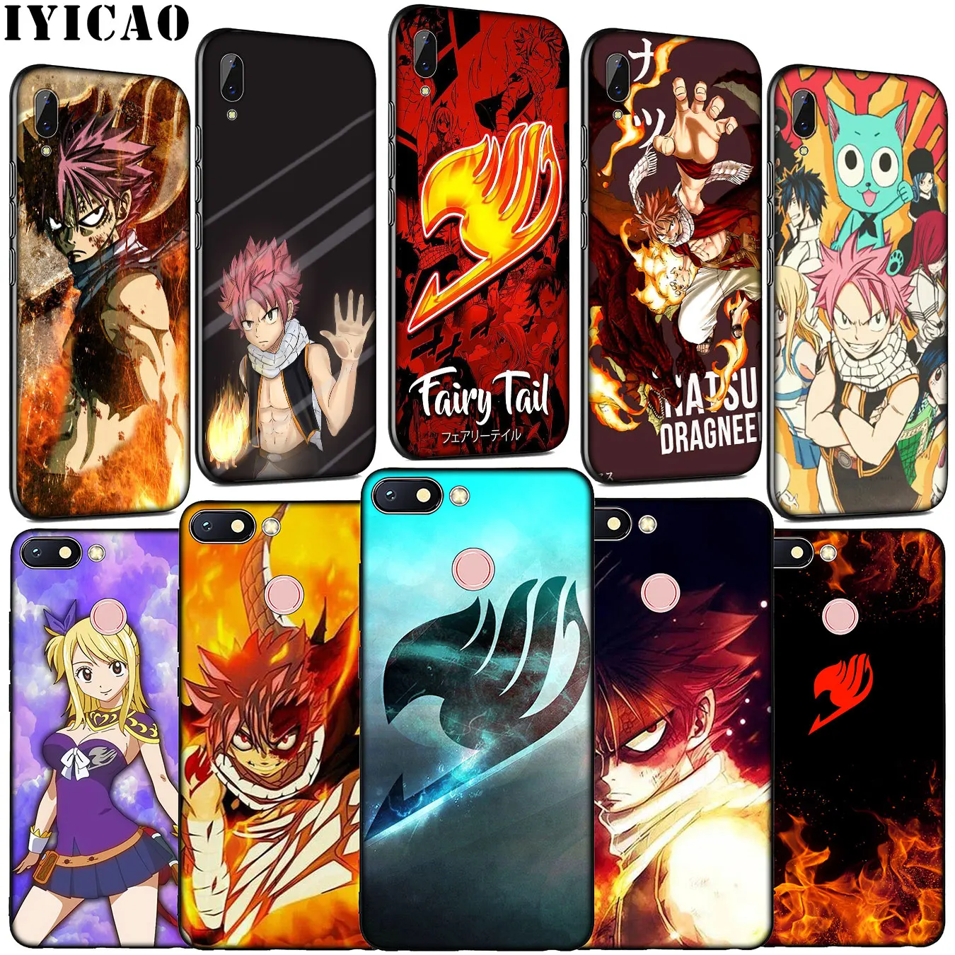 Мягкий силиконовый чехол для телефона IYICAO fairy tail Anime Xiaomi Redmi Note 8 8T 8A 7 7A 6 6A 5 5A K30 K20 Pro