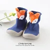 Baby First Shoes Mixed Colors Unisex Walker Boys Girls Kids Rubber Soft Sole Floor Shoes Knit Booties Anti-Slip ► Photo 3/6