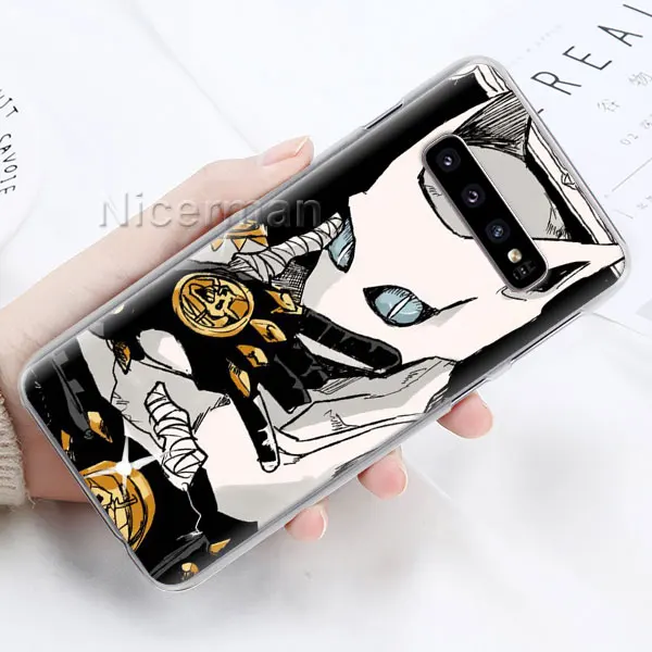 Аниме JoJo Killer queen чехол для телефона samsung Galaxy S10 S10e S8 S9 S10 Plus S7 Edge Note 10 Plus 8 9 Твердый Чехол - Цвет: H14
