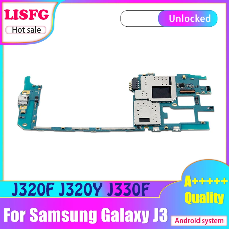 Оригинальная материнская плата для Samsung Galaxy J3 J320F J320Y J330F с двумя SIM-картами/одной