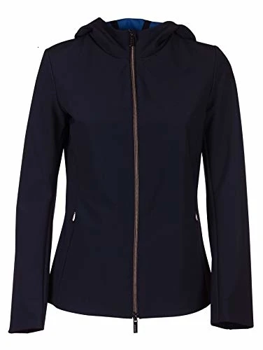 Rrd Cappotto Donna Summer Storm, Cappuccio, Chiusura Zip, Poliammide, Nero