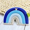 5/10pcsBPA Free Silicone Teethers Rainbow Cartoon Shape Tiny Rod Food Grade Silicone Baby Teethers Teething Toy 4