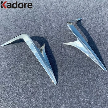 

For Toyota Prius Hatchback 2019 2020 Car Body Detector ABS Chrome Tail Rear Light strip Trim Lamp trim Frame Accessories