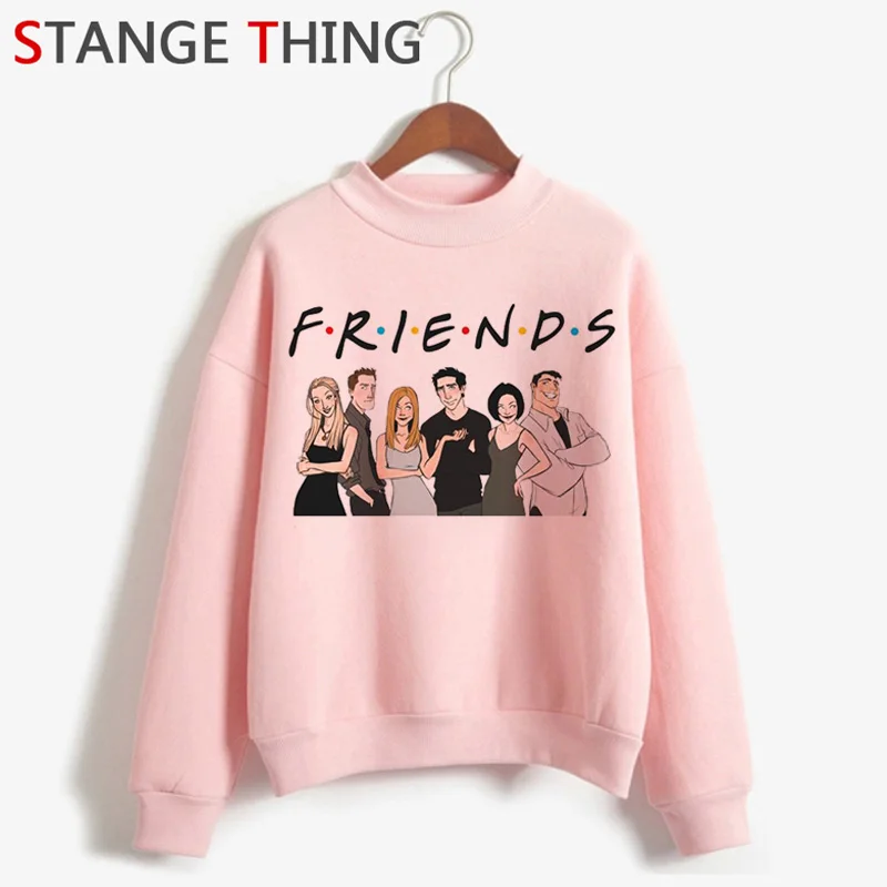 New Friends Tv Show Harajuku Funny Cartoon Hoodies Women Best Friends Ullzang 90s Fashion Sweatshirts Warm Graphic Hoody Female - Цвет: H3602