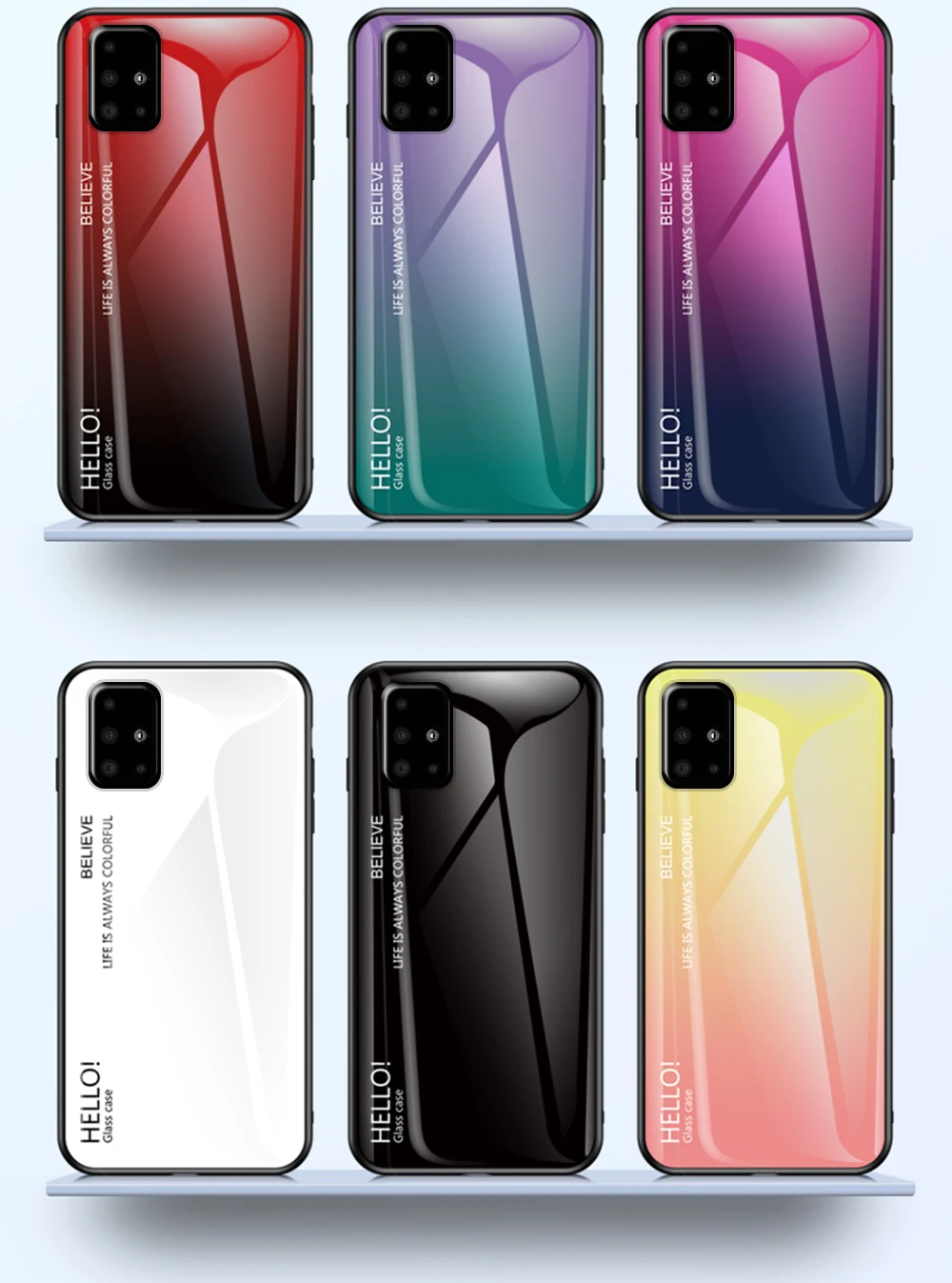 Чехол из закаленного стекла для телефона samsung Galaxy A8 J8 A7 A9 J3 J5 J4 J6 J7 A6 M10 M20 M30S плюс 2018