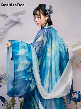

2020 Vintage Tang Suit Ancient Hanfu cloak Women Chinese Traditional Costume Fairy Princess National Dance women hanfu cloak