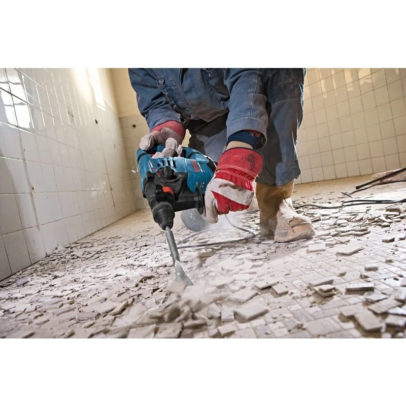 Перфоратор электрический Bosch GBH 3-28DRE (Мощность 800 Вт, энергия удара 3,5 Дж., 900 об/мин, 4000 уд/мин, патрон SDS+, кейс)