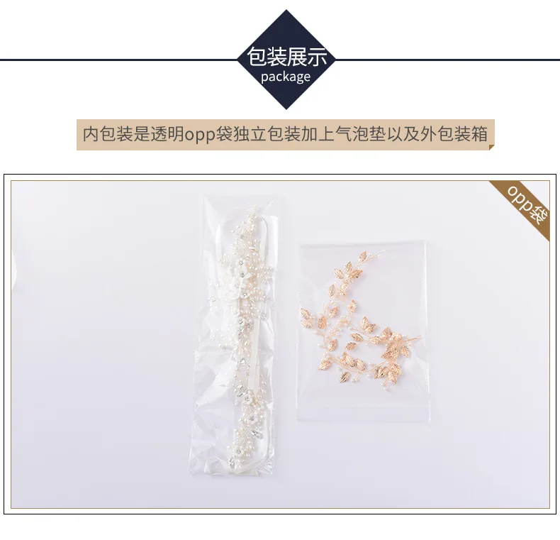C192 Bride Handmade Hairpin Europe And America Hot Sales Ceramic Headdress Two-Piece Set
