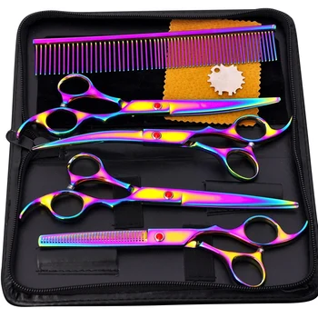 

Stainless Steel Pet Dogs Grooming Scissors Cat Hair Thinning Shear Sharp Edge Dog Animal Barber Cutting Tool