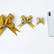 Специальное предложение Мини Вспышка тусклый лак люрекс Подарочная коробка ручной работы цветок праздник лук упаковка DIY украшения