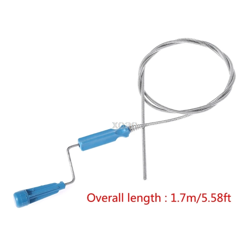 Drain Pipe Cleaning Tool Rod Sink & Drain Snake Clog Hair Grime Remover 180cm M03 dropship 6