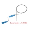 Drain Pipe Cleaning Tool Rod Sink & Drain Snake Clog Hair Grime Remover 180cm M03 dropship 6