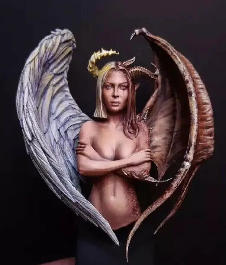 Коллекция 1/10 года старинный воин с крыльями и бюстом фотонаборы миниатюрный gk