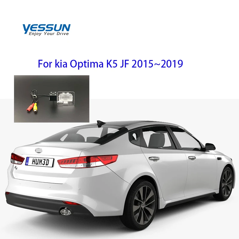 

Yessun License Plate Rear View Camera 4 LED Night Vision 170 Degree HD For kia Optima K5 JF 2015~2019