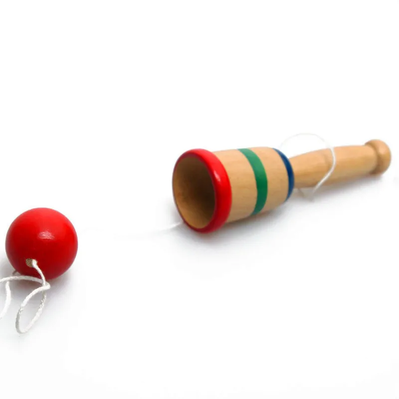 Деревянный Скилл меч Кубок мяч игры жонглирование мяч деревянный шар Kendama открытый мастерство для детей Подарки традиционные игры Детские игрушки