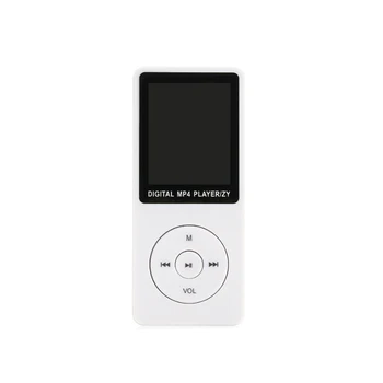 

MP4 Music Player Recorder Walkman HIFI Mini FM Radio Video Portable MP3 Metal Player LCD Screen Games Movie With Earphone Set