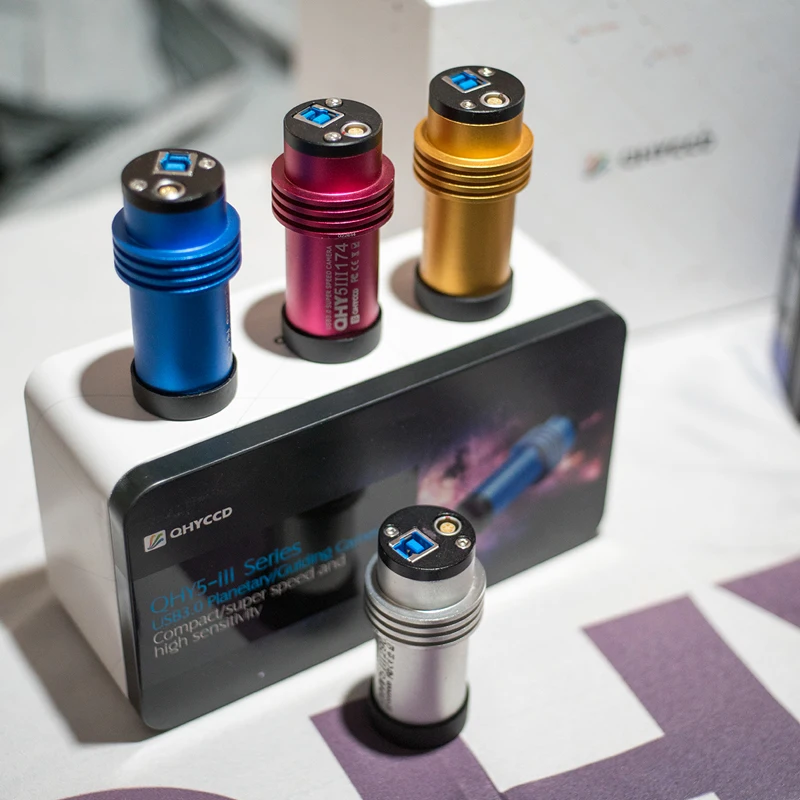 QHY5-III 시리즈 행성 카메라, 컬러 흑백 CCD, 가이드 스타 전자 접안 렌즈, USB3.0, 174 178 224/290 