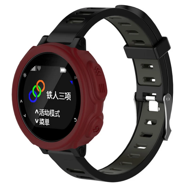 Силиконовый защитный чехол для часов Garmin, высококачественный напульсник, чехол для часов Garmin Forerunner 235/735XT gps