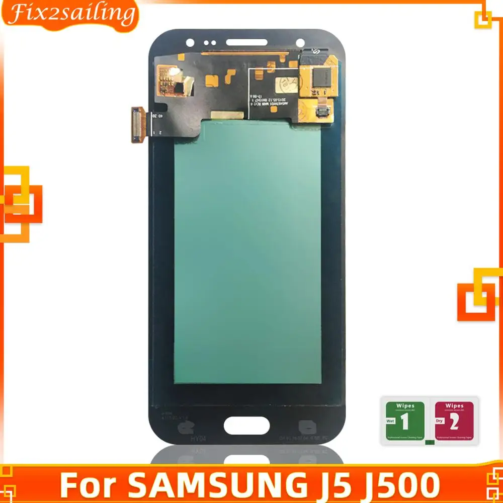 ЖК-дисплей Дисплей для samsung Galaxy J5 J500 J500F J500FN J500H J500M кодирующий преобразователь сенсорного экрана в сборе ЖК-дисплей для samsung J500